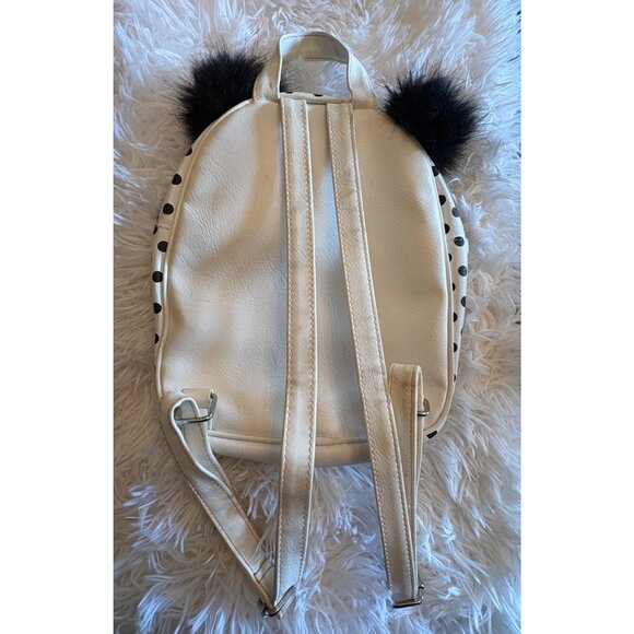 A Signature Justice Kids Backpack With Polka Dots & Furry Ears - Picture 4 of 14